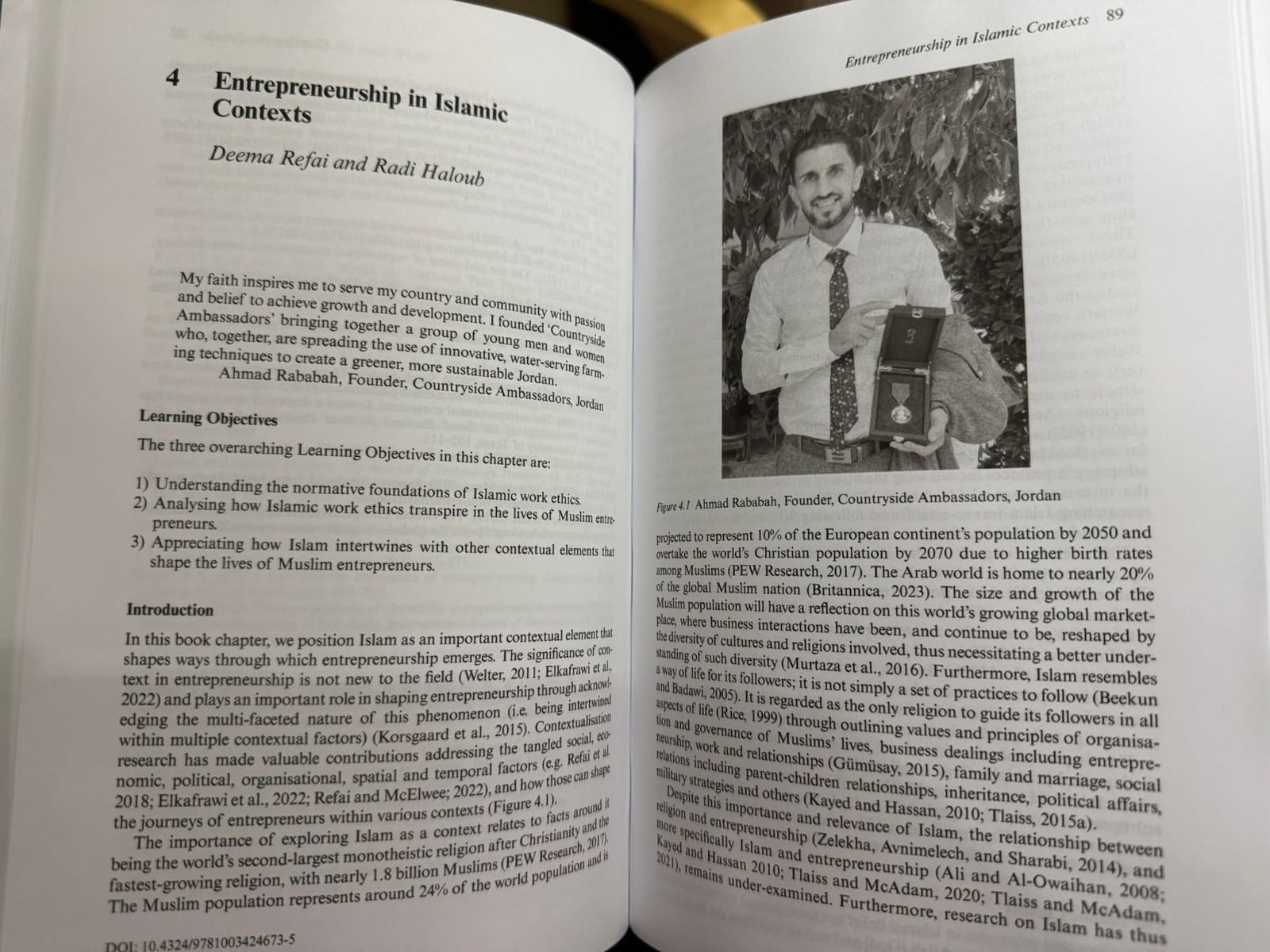 Honoring young entrepreneur Ahmad Abdelqader Al-Rababah as one of the ...